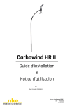 nke Marine Electronics Carbowind HR II Manuel utilisateur