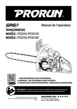 PRORUN 9344243 Manuel du propriétaire