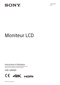 Sony LMD-32M1MD Manuel utilisateur