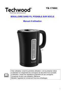 Techwood TB-178BC Manuel utilisateur