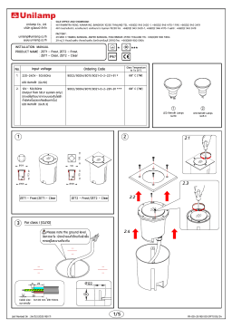 Unilamp ZET Round Opal Mode d'emploi