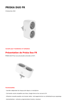Konyks Priska Duo Mode d'emploi