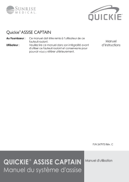 Quickie Q300 M Mini  Manuel du propriétaire