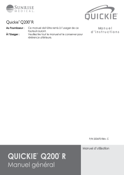 Quickie Q200 R  Manuel du propriétaire
