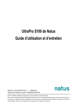 natus UltraPro S100 Mode d'emploi