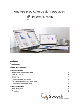 Speechi Analyse-predictive-de-donnees Manuel du propriétaire