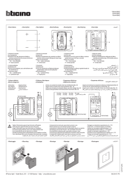 Bticino YG4418M2 Guide d'installation