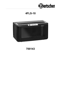 Bartscher 700143 Mode d'emploi