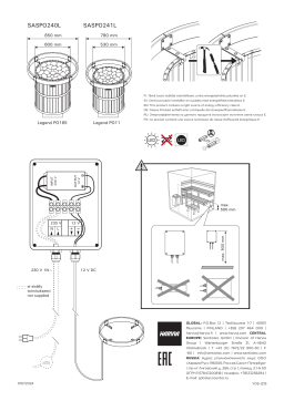 HARVIA SASPO240L Guide d'installation