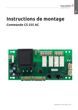 Marantec CS 255 Manuel du propriétaire