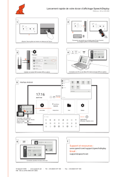 Speechi Lancement-rapide-SD-xx-UHD-AND-001 Guide de démarrage rapide