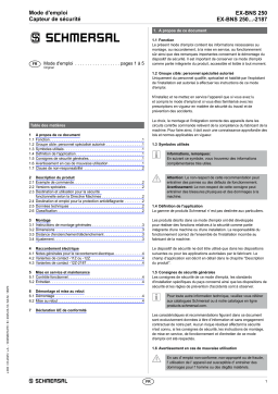 schmersal EX-BNS 250-11ZG-3GD 5M Mode d'emploi