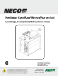 Neco Downstream Centrifugal Fan Heater Manuel du propri&eacute;taire