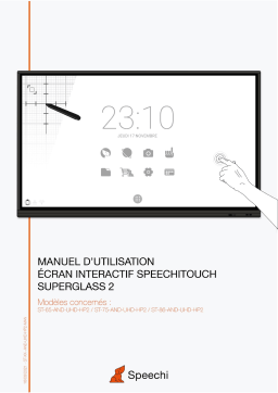 Speechi ST-65-AND-UHD-HP2, ST-75-AND-UHD-HP2, ST-86-AND-UHD-HP2 Manuel du propriétaire