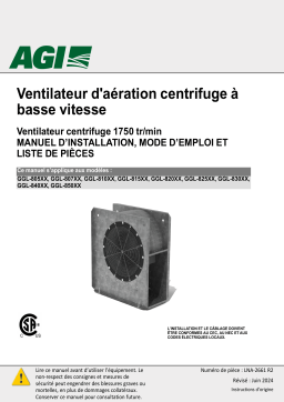 Grain Guard Low Speed Centrifugal Aeration Fan Manuel du propriétaire