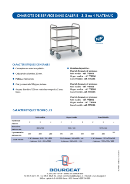 Bourgeat 778006 Manuel du propriétaire