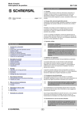 schmersal EX-T4VH335-02Y Mode d'emploi