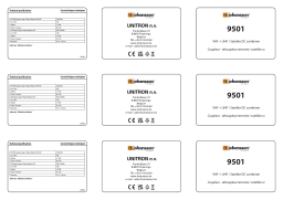 Johansson 9501 Manuel du propriétaire