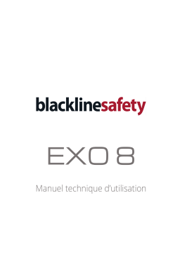 Blackline safety EXo 8 Manuel utilisateur