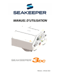 Seakeeper 3DC Manuel du propri&eacute;taire
