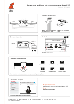 Speechi SPE-CV-500 Guide de démarrage rapide