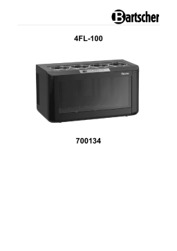 Bartscher 700134 Mode d'emploi