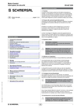 schmersal EX-AZ 3350-12ZUEK-3D Mode d'emploi