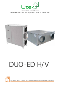 UTEK DUO-ED H & V Manuel du propriétaire