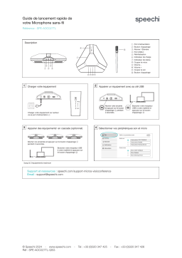 Speechi SPE-AOC027TL Guide de démarrage rapide
