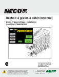 Neco Commander Control Dryer Manuel du propri&eacute;taire