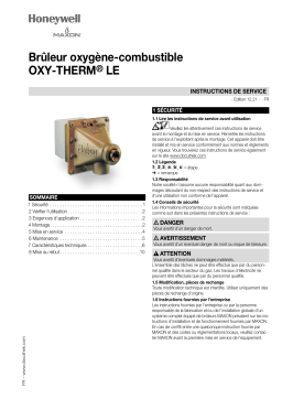 Maxon OXY-THERM LE Mode d'emploi