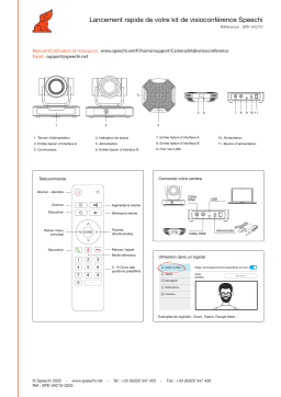 Speechi SPE-VA210 Guide de démarrage rapide