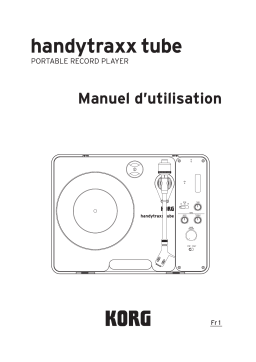 Korg handytraxx tube Manuel du propriétaire