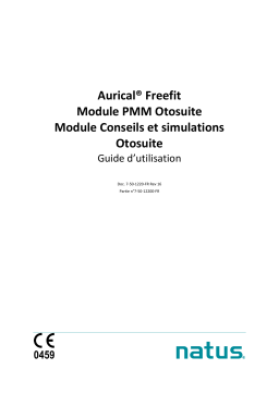 natus AURICAL FreeFit Mode d'emploi