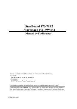 Speechi TBI tactile StarBoard Manuel du propriétaire