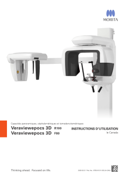Morita Veraviewepocs 3D R100 Mode d'emploi