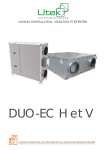 UTEK DUO-EC H &amp; V Manuel du propri&eacute;taire