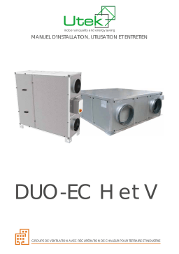 UTEK DUO-EC H & V Manuel du propriétaire