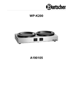 Bartscher A190105 Mode d'emploi