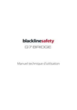 Blackline safety G7 BRIDGE Manuel utilisateur