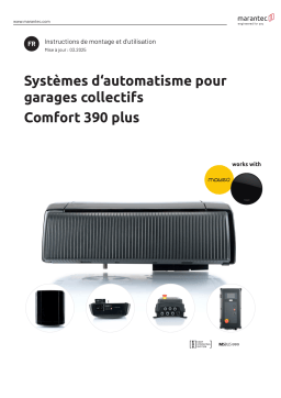 Marantec Comfort 390 Manuel du propriétaire