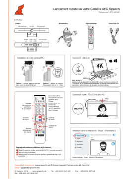 Speechi SPE-MG-401 Guide de démarrage rapide