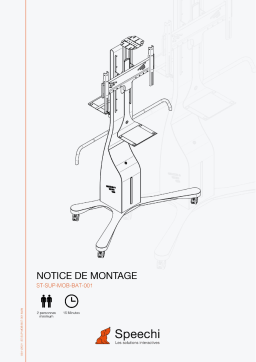 Speechi ST-SUP-MOB-BAT-001 Installation manuel