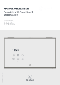 Speechi ST-75-UHD-AND-HP3, ST-86-UHD-AND-HP3, ST-105-UHD-AND-HP3 Manuel du propriétaire
