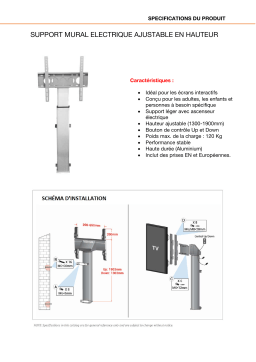 Speechi ST-SUP-MUR-001 Installation manuel