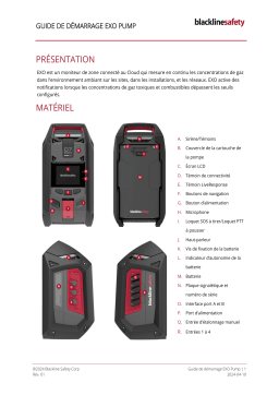 Blackline safety EXO Guide de démarrage rapide