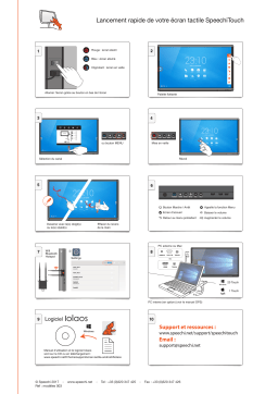 Speechi ST-55-UHD-AND-003, ST-65-UHD-AND-003, ST-75-UHD-AND-003, ST-86-UHD-AND-003 Guide de démarrage rapide