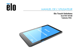 Elo Pay M100 Mobile POS Tablet Mode d'emploi