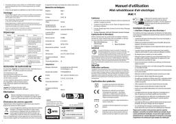 Maginon MAC-1) Mode d'emploi