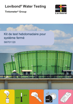 Lovibond 56I701120 - Test-Kit - Nitrite, Conductivity, Iron LR T, Molybdate HR T, pH Manuel utilisateur
